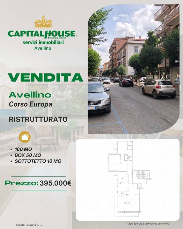 appartamento in vendita ad Avellino