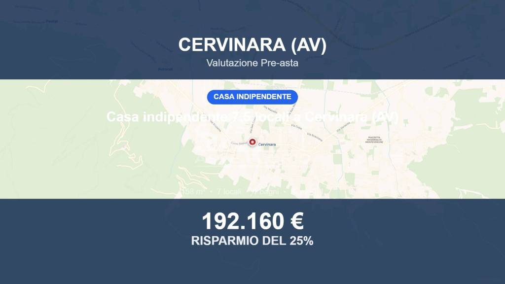 casa indipendente in vendita a Cervinara
