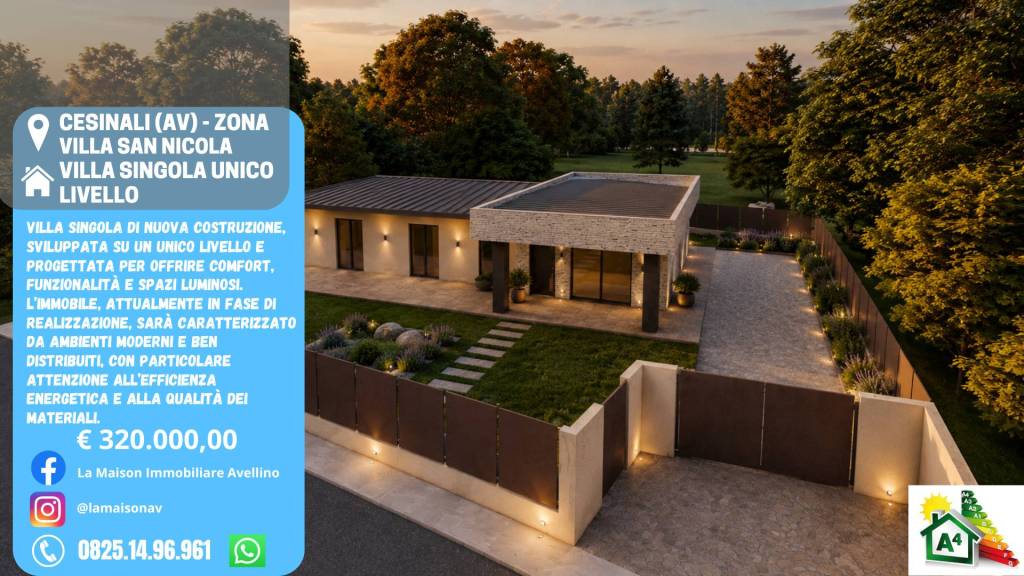 casa indipendente in vendita a Cesinali in zona Villa San Nicola