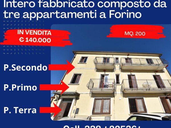 intera palazzina in vendita a Forino in zona Celzi