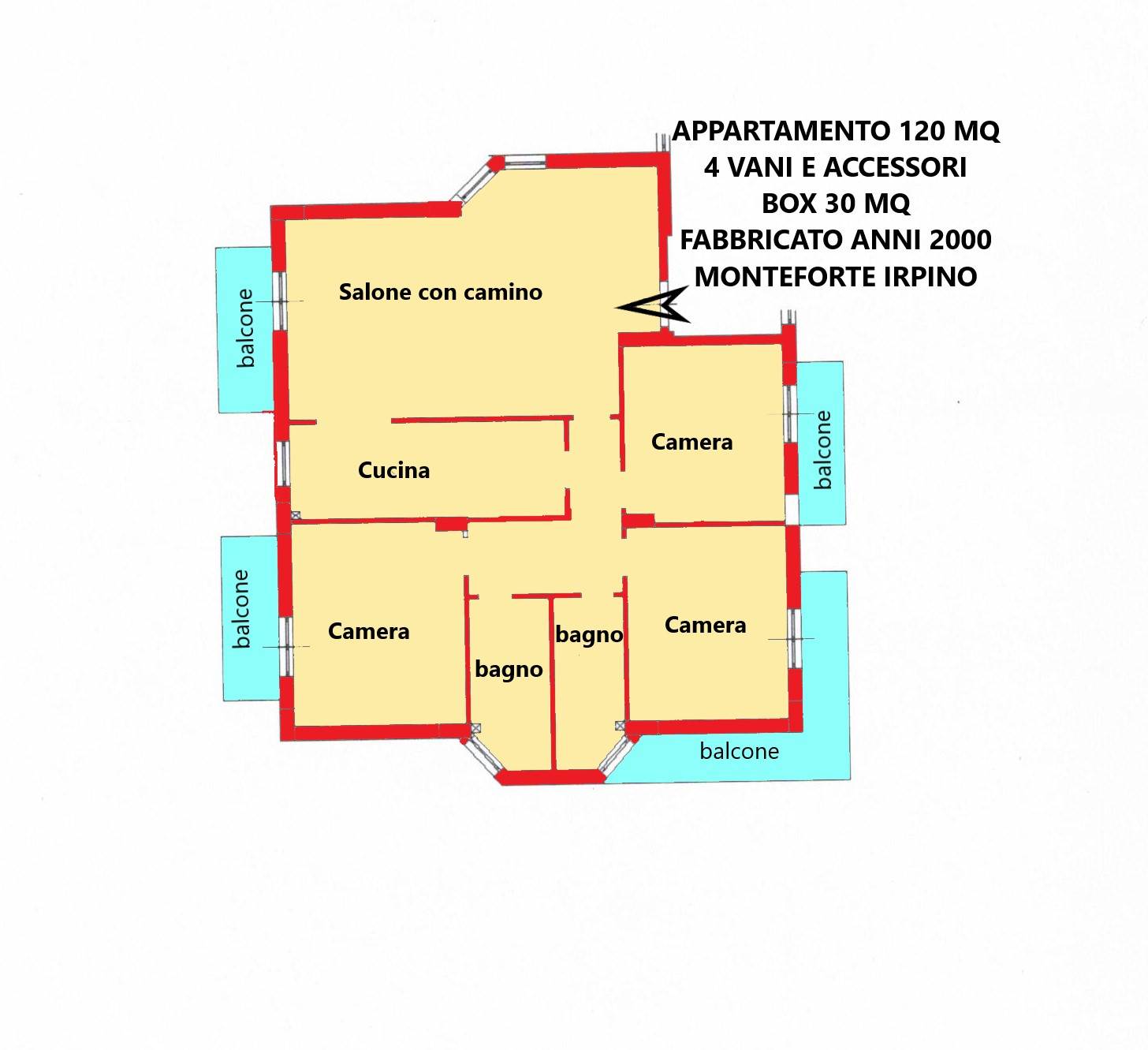 appartamento in vendita a Monteforte Irpino