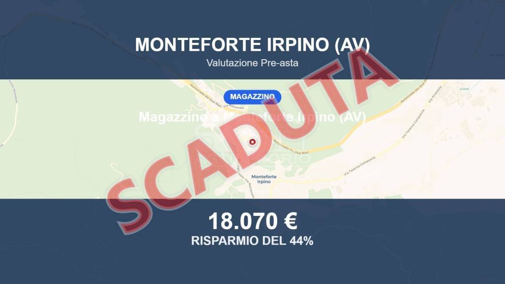 locale commerciale in vendita a Monteforte Irpino in zona Campi
