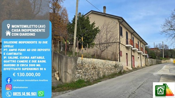 casa indipendente in vendita a Montemiletto