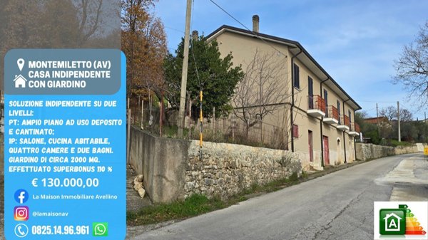 casa indipendente in vendita a Montemiletto