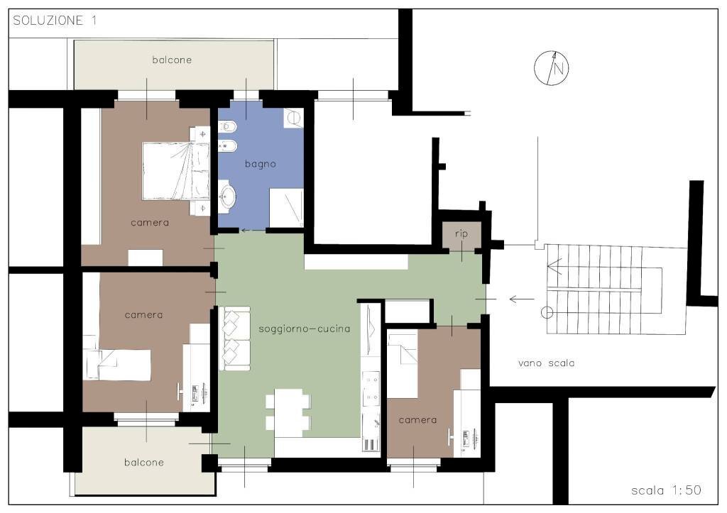 appartamento in vendita a Busca
