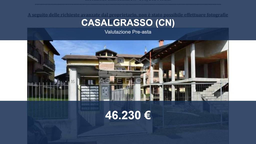 appartamento in vendita a Casalgrasso