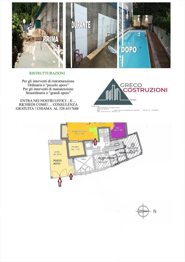 appartamento in vendita a Baronissi in zona Antessano