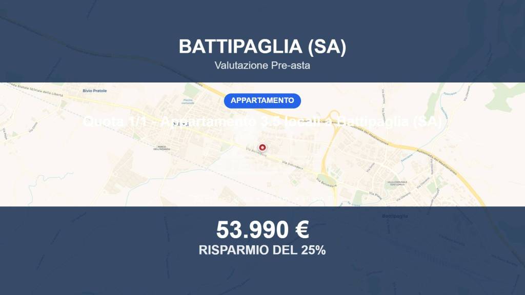 appartamento in vendita a Battipaglia in zona Belvedere