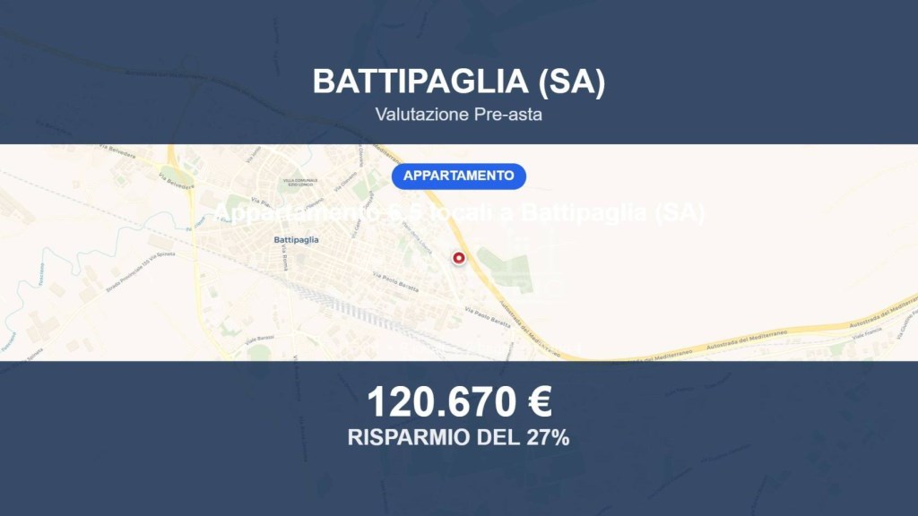 appartamento in vendita a Battipaglia in zona Sant'Anna