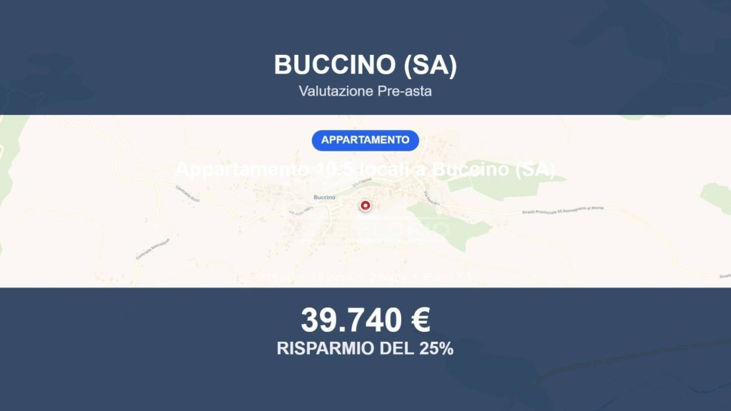 appartamento in vendita a Buccino