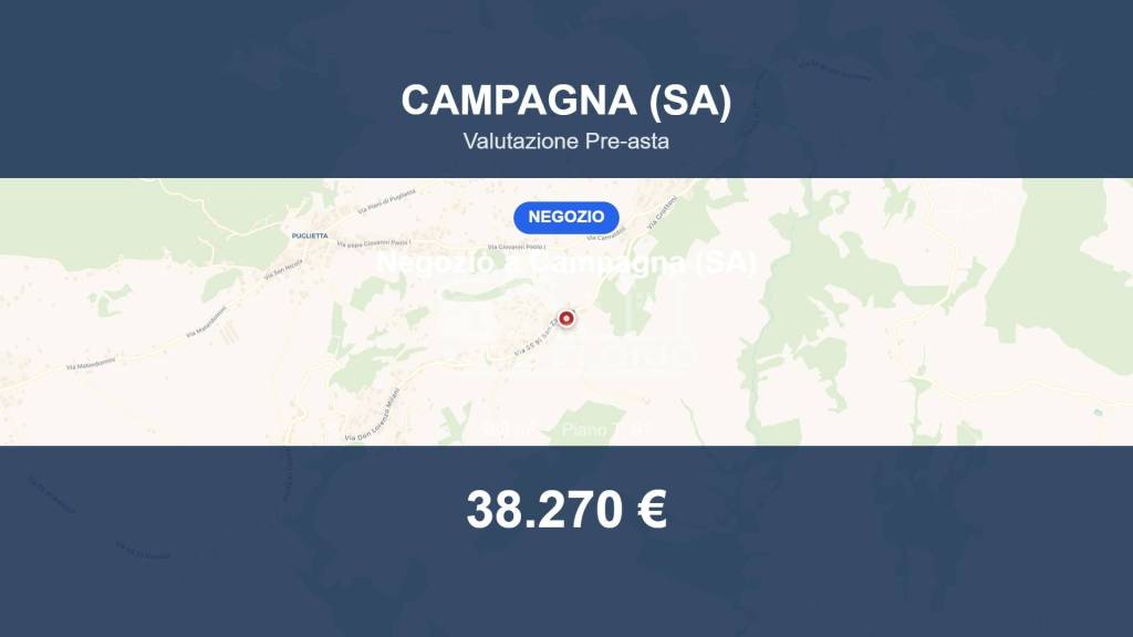 negozio in vendita a Campagna