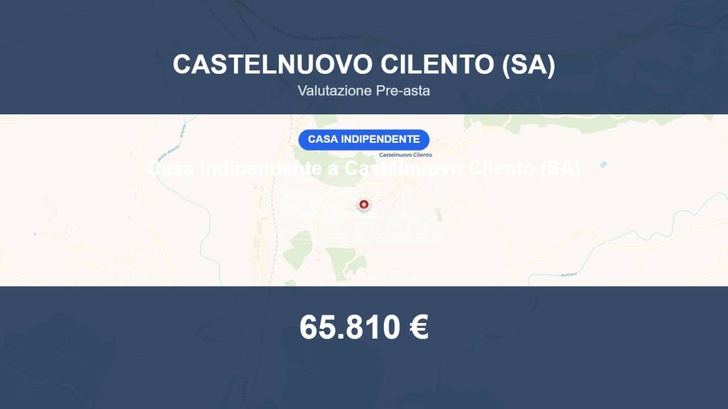 casa indipendente in vendita a Castelnuovo Cilento
