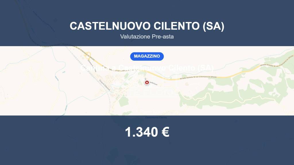 locale commerciale in vendita a Castelnuovo Cilento
