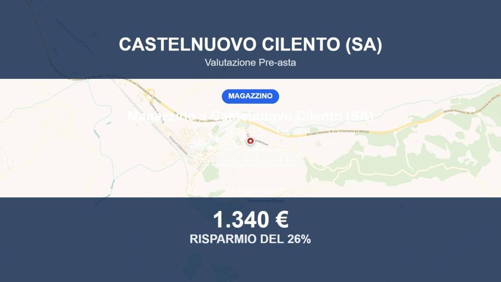 locale commerciale in vendita a Castelnuovo Cilento
