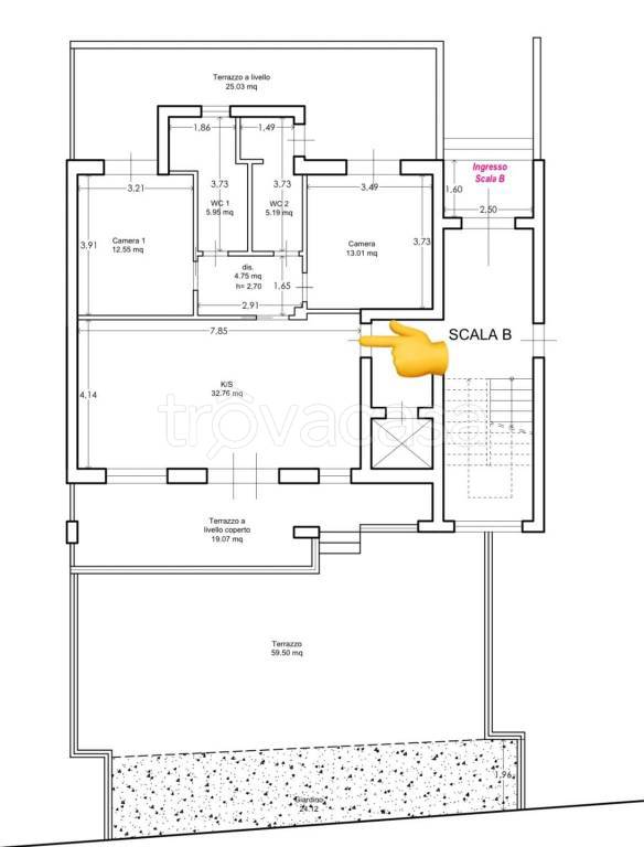 appartamento in vendita a Castel San Giorgio in zona Lanzara