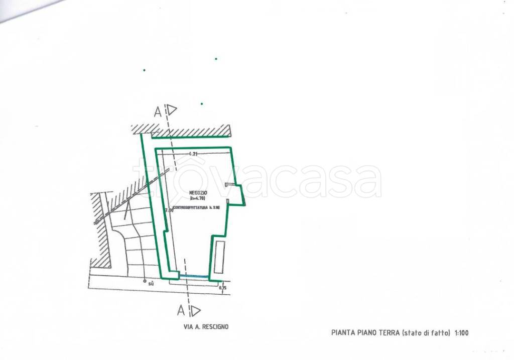 locale commerciale in vendita a Castel San Giorgio in zona Cortedomini