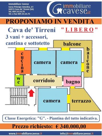 appartamento in vendita a Cava de' Tirreni