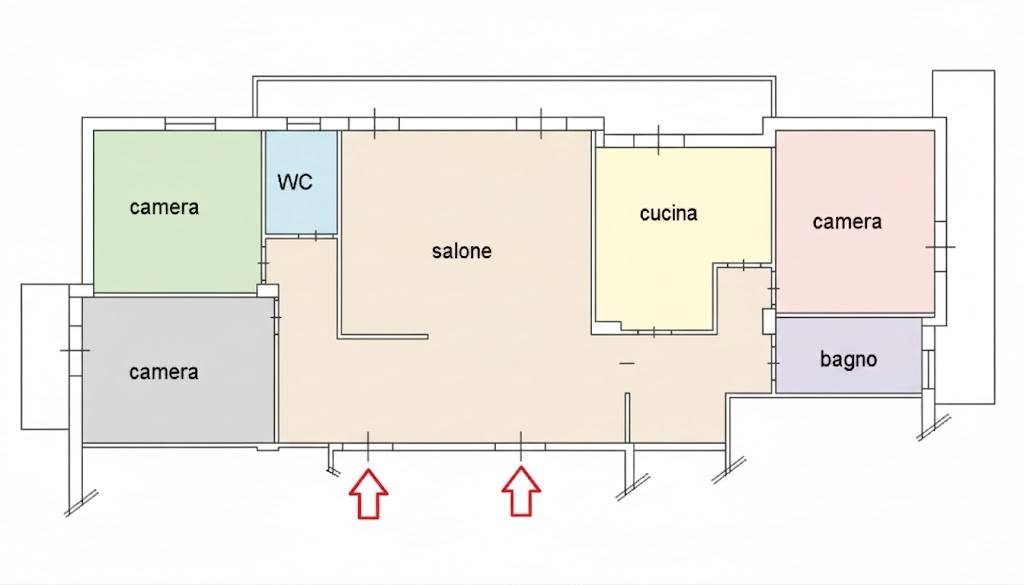 appartamento in vendita a Cava de' Tirreni