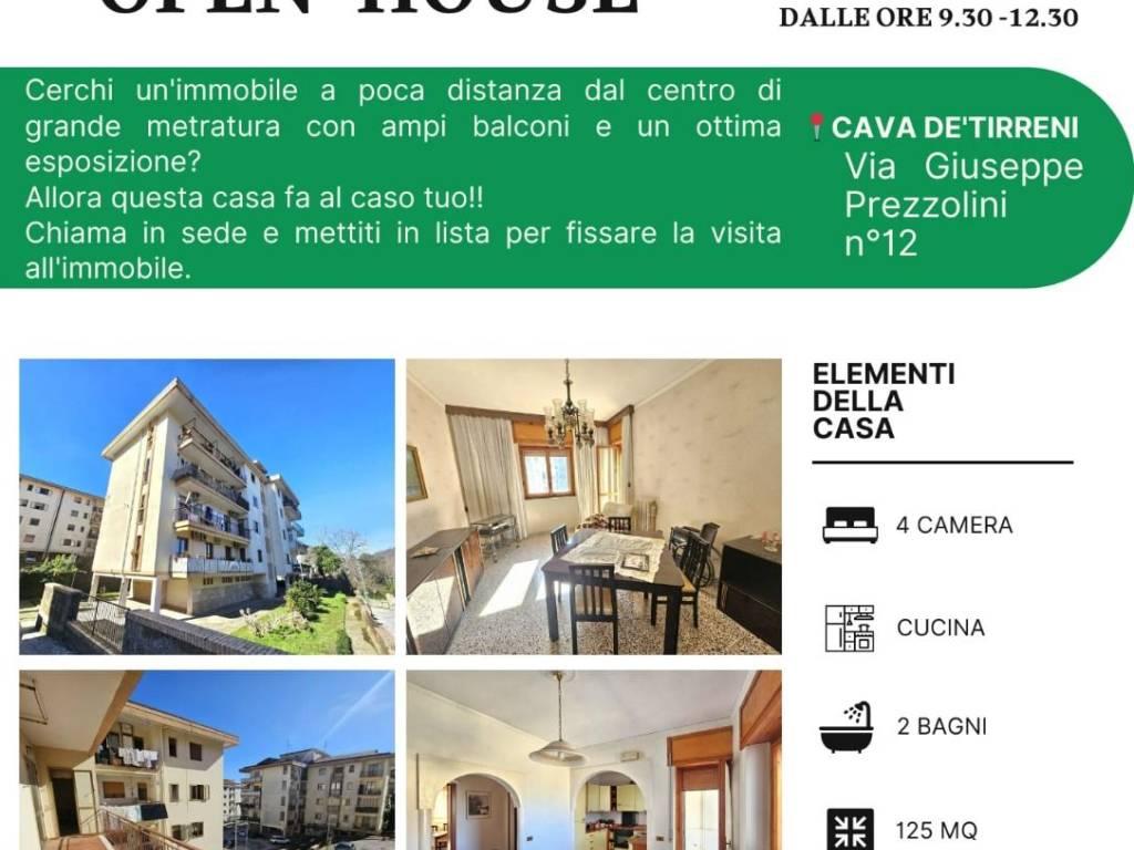 appartamento in vendita a Cava de' Tirreni in zona Santa Maria del Rovo