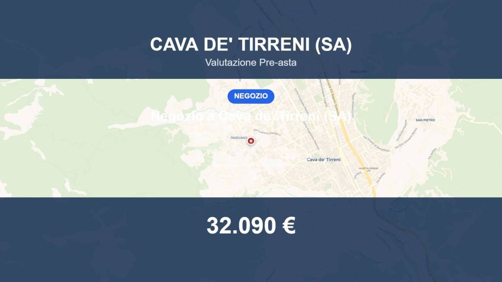 negozio in vendita a Cava de' Tirreni in zona Passiano