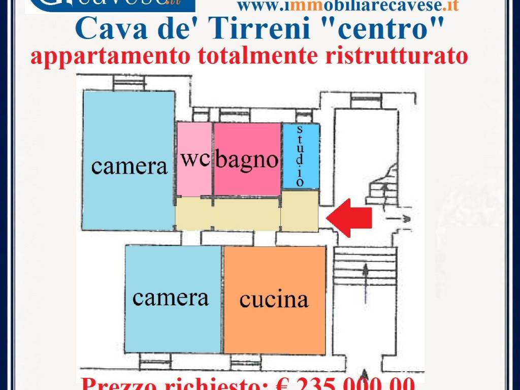 appartamento in vendita a Cava de' Tirreni