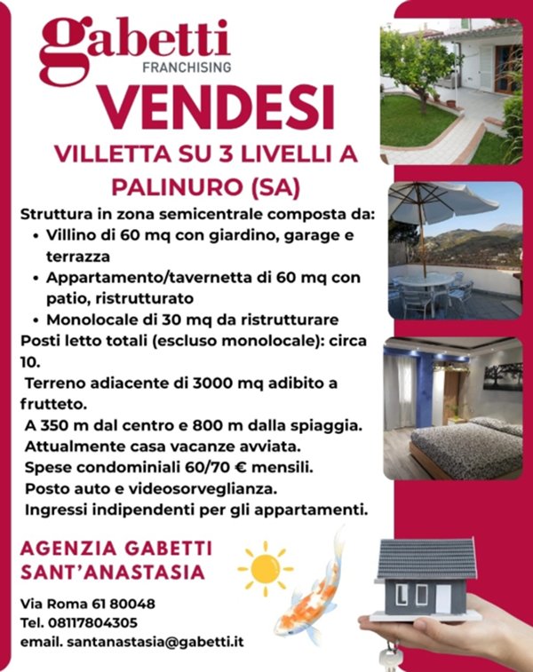 appartamento in vendita a Centola in zona Palinuro