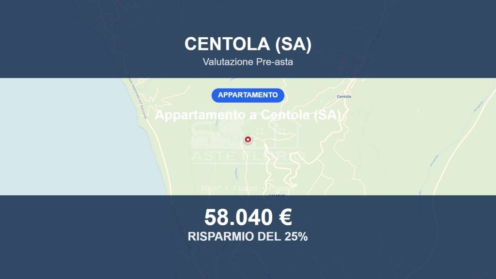 appartamento in vendita a Centola