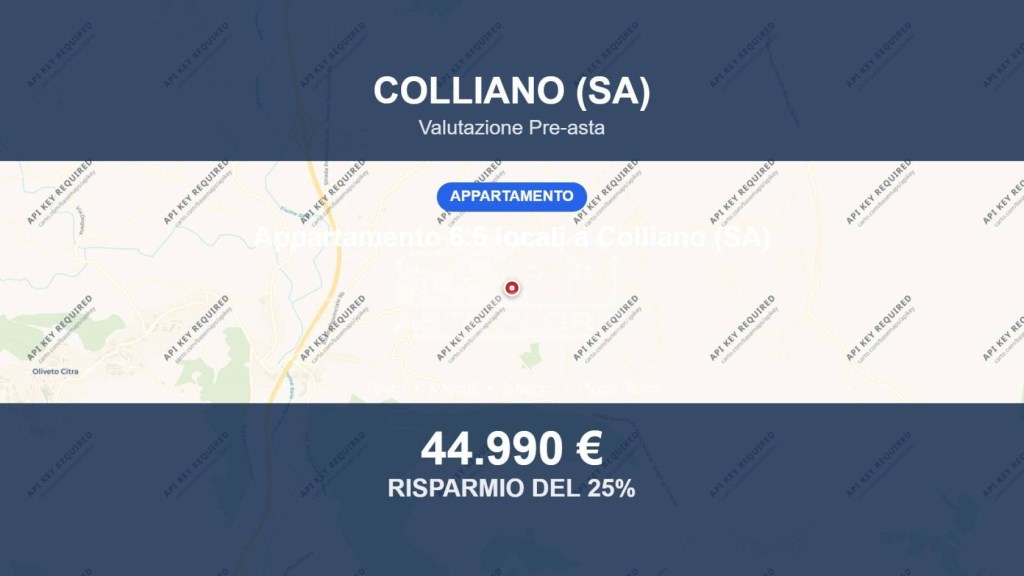 appartamento in vendita a Colliano in zona Bisigliano