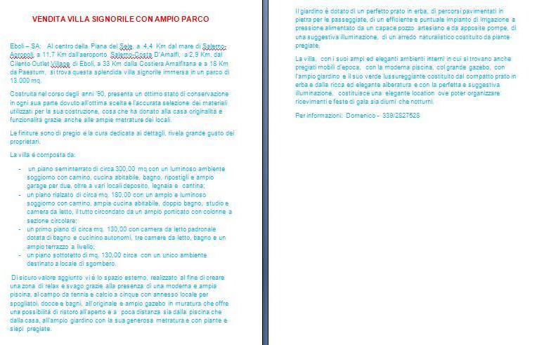 casa indipendente in vendita ad Eboli