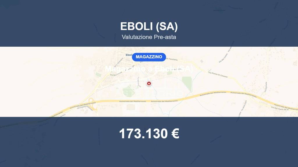 locale commerciale in vendita ad Eboli