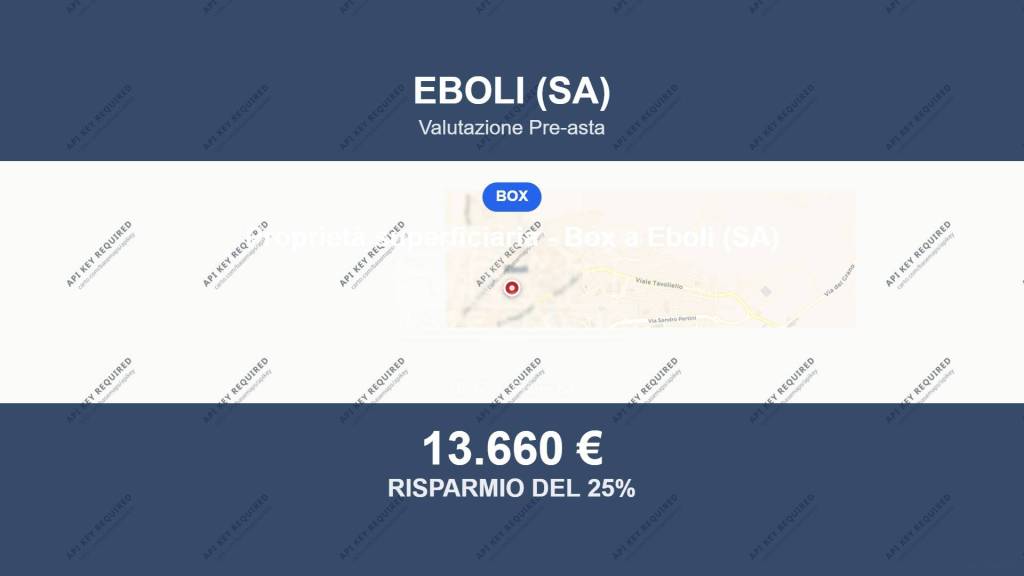 box auto in vendita ad Eboli