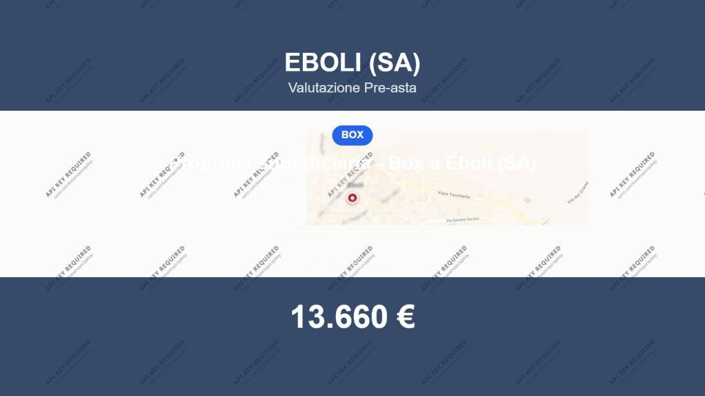 box auto in vendita ad Eboli