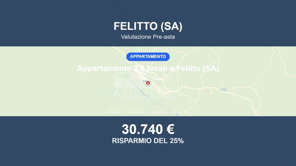 appartamento in vendita a Felitto
