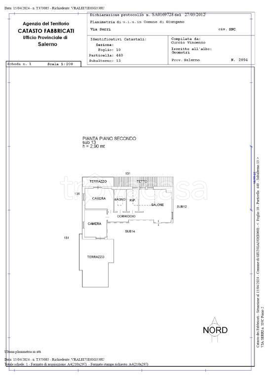 appartamento in vendita a Giungano