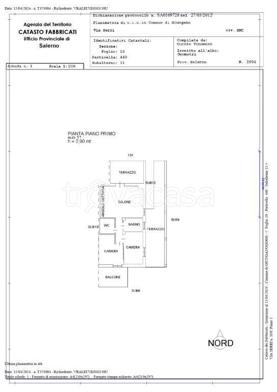 appartamento in vendita a Giungano