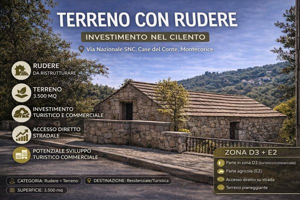 rudere in vendita a Laureana Cilento