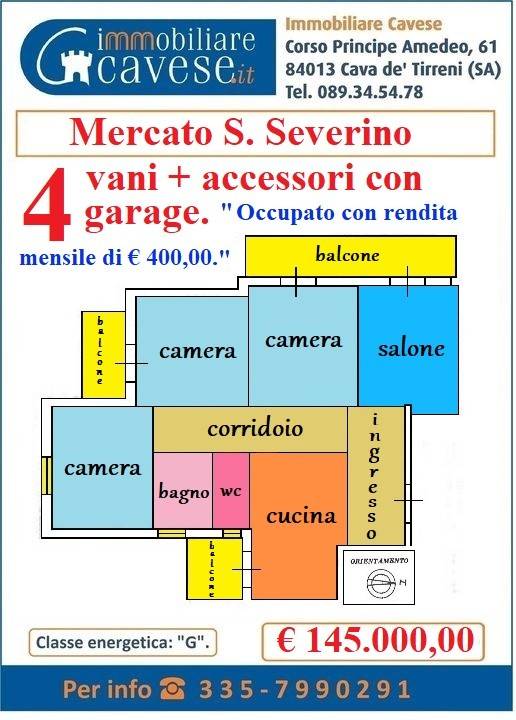 appartamento in vendita a Mercato San Severino in zona Sant'Angelo