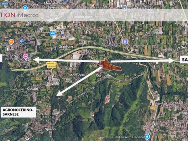 terreno agricolo in vendita a Mercato San Severino in zona Corticelle