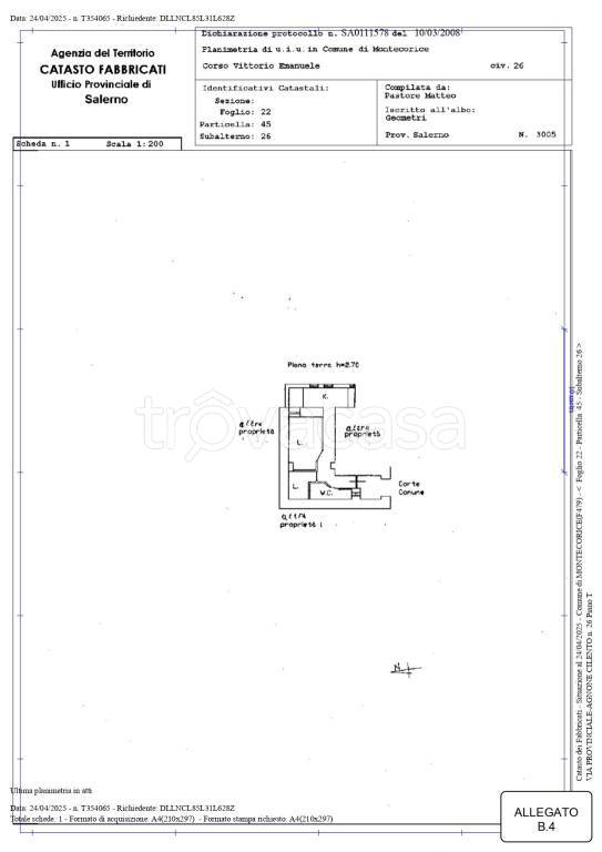 appartamento in vendita a Montecorice in zona Agnone
