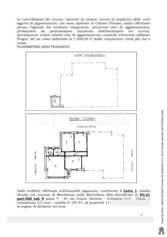 appartamento in vendita a Montesano sulla Marcellana in zona Montesano Scalo