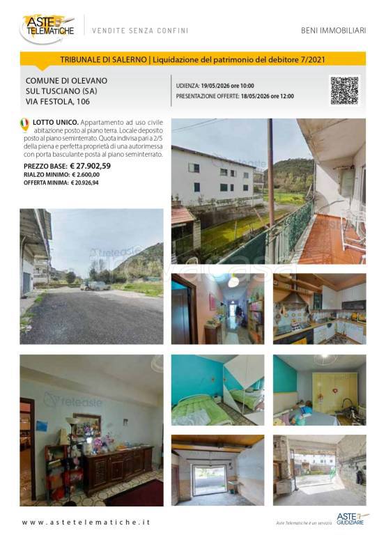 appartamento in vendita ad Olevano sul Tusciano