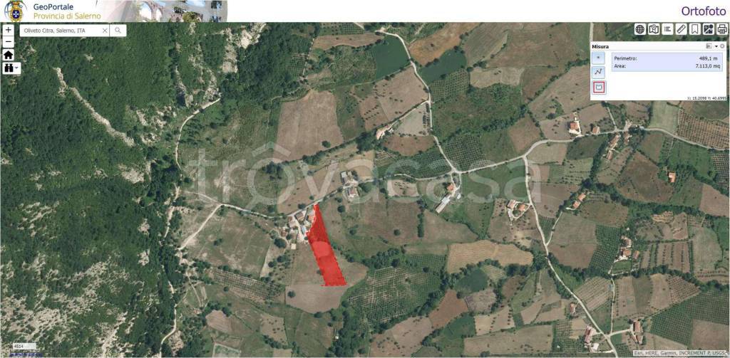terreno agricolo in vendita ad Oliveto Citra