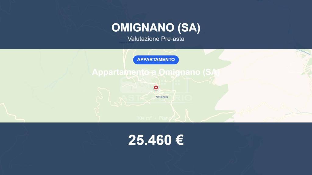 appartamento in vendita ad Omignano
