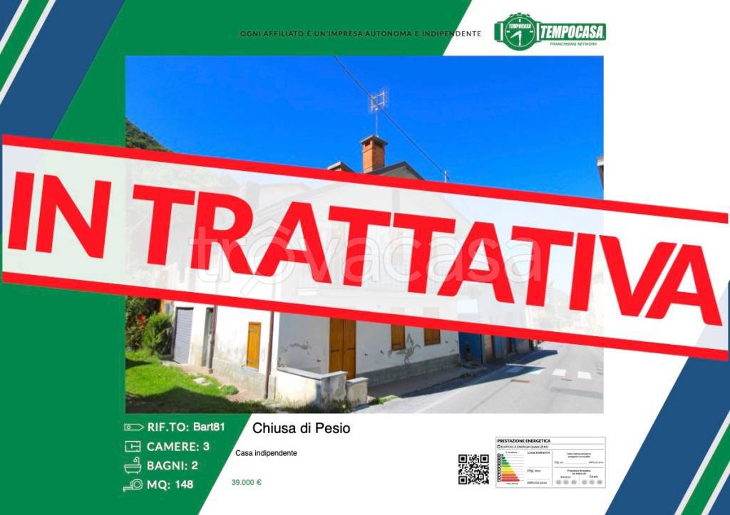 casa indipendente in vendita a Chiusa di Pesio in zona San Bartolomeo