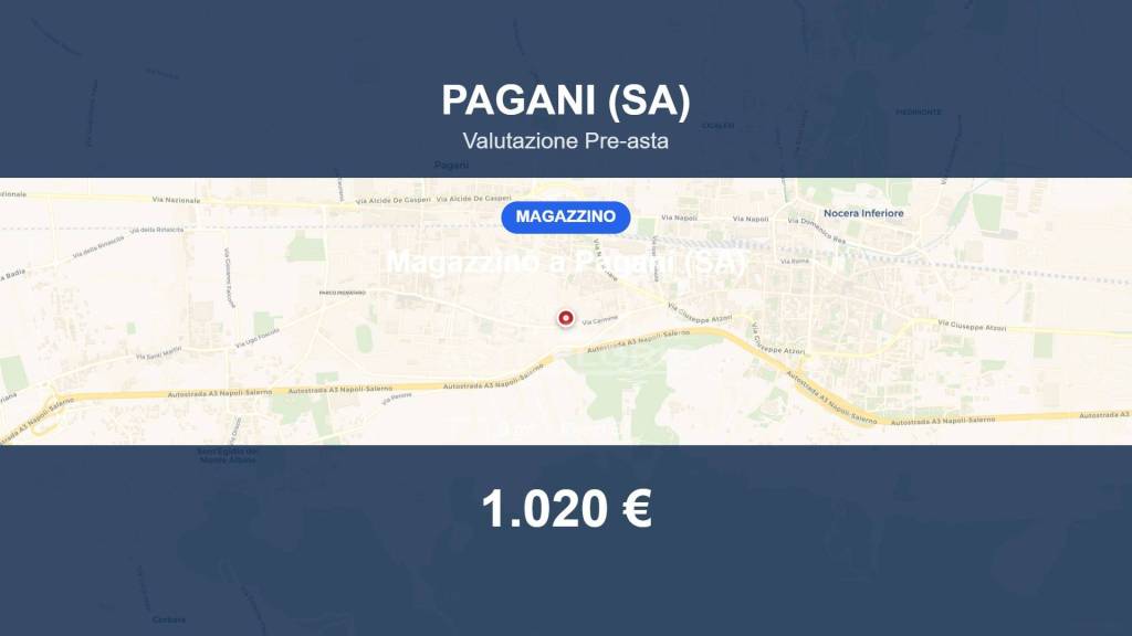 locale commerciale in vendita a Pagani
