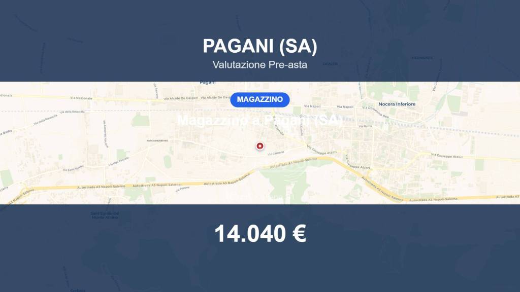 locale commerciale in vendita a Pagani