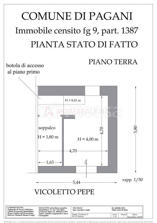 appartamento in vendita a Pagani
