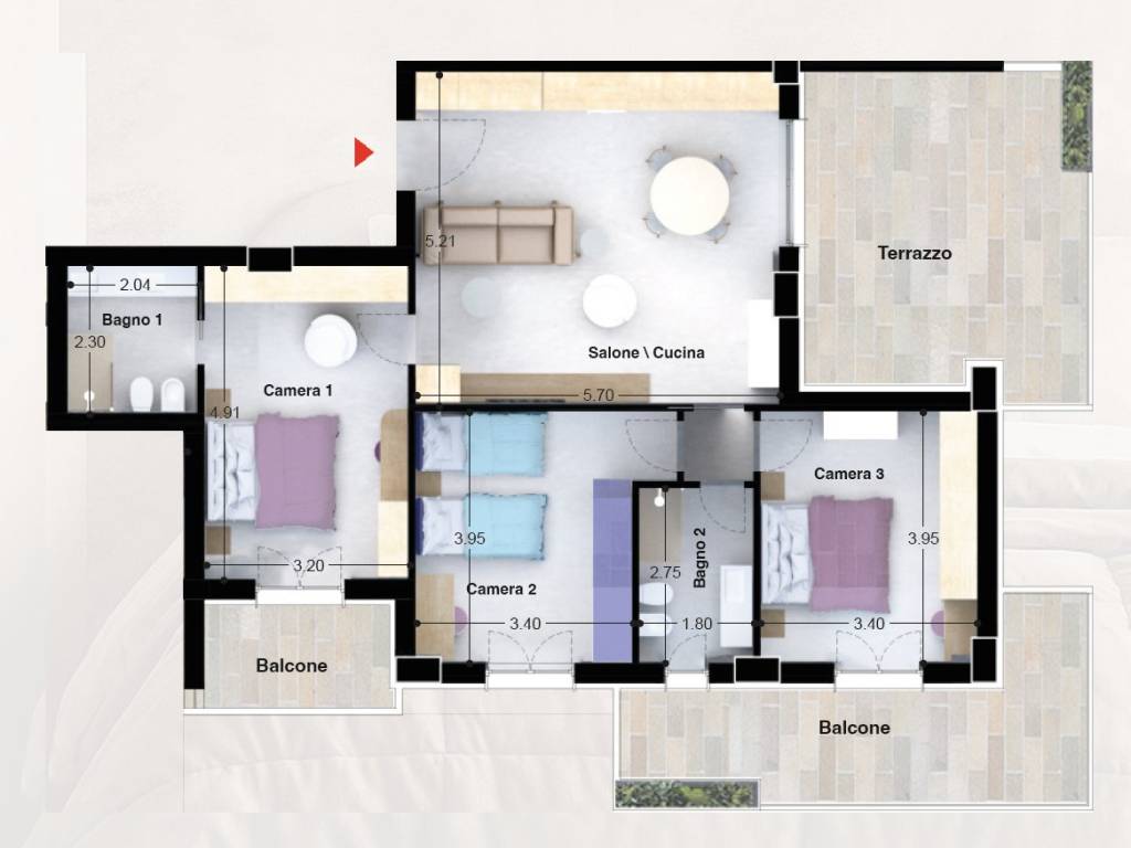 appartamento in vendita a Pontecagnano Faiano in zona Sant'Antonio