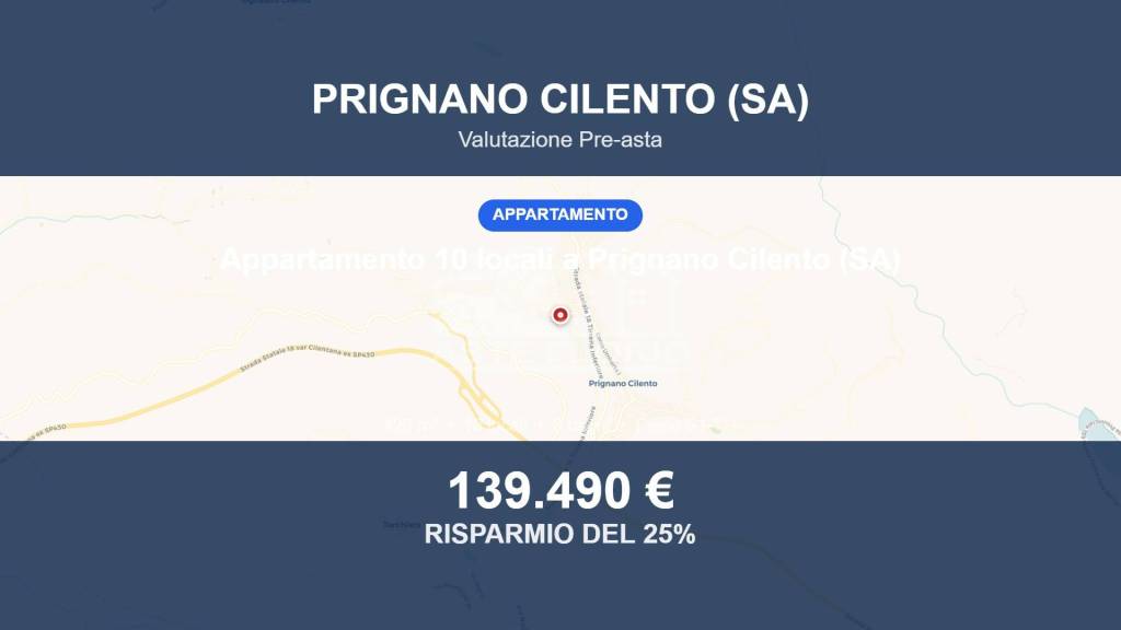 appartamento in vendita a Prignano Cilento in zona San Giuliano