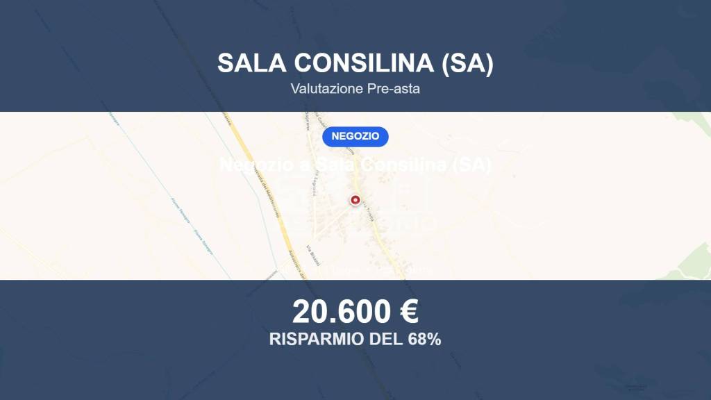 negozio in vendita a Sala Consilina in zona Trinità